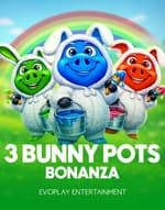 3 Bunny Pots Bonanza