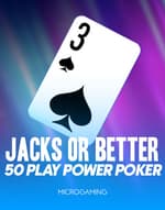 Jacks or Better - 50 Play Power Poker